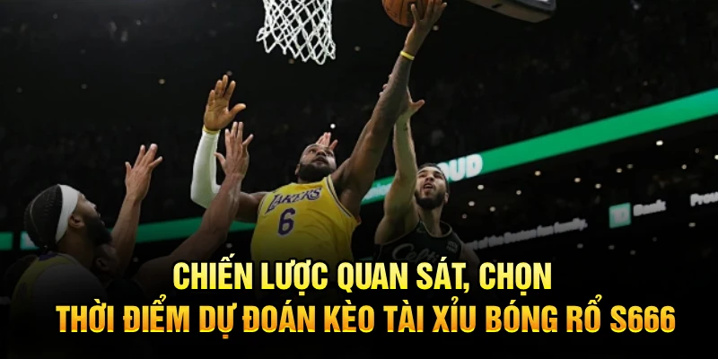 Chiến lược quan sát, chọn thời điểm dự đoán kèo tài xỉu bóng rổ S666